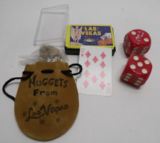 Vintage Las Vegas Souvenirs Dice Cards Nuggets picture