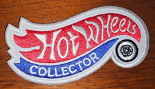 HOT WHEELS COLOOECTOR IRON ON EMBROIDERED PATCH 4X2 picture