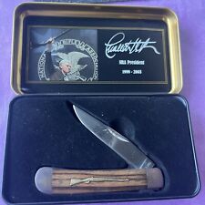 NRA Charlton Heston Tribute Folding Pocket Tribute Knife President  (34a) picture