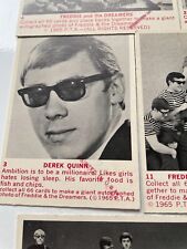 Freddie & The Dreamers 1965 Donruss Complete Set #1-66 Near MInt - Mint picture