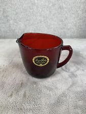 Vintage Royal Ruby Anchor Hocking Creamer picture
