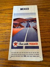 1956 Vintage Texaco Map of Mexico picture