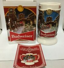 2020 Budweiser Holiday stein beer mug from annual Christmas series BRAND NEW picture