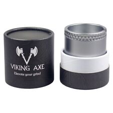 2.5'' 4 Parts Viking Axe Toothless Mortar Plus Pestle Grinder Gunmetal Color picture