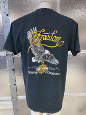 Harley Davidson Vintage Shirt - Mens XL - 1992 Freedom Ride Jerrys Kids Denver picture
