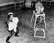 Terrell Jacobs owner of lion act at Madison Square Garden presents .. Old Photo picture