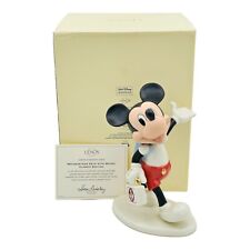 Lenox Disney Showcase Mouseketeer Days With Mickey Mouse Figurine NEW IN BOX picture