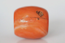 Undyed Mongolian Natural Color Antique Coral Bead. Rare & HUGE 22 mm 18.6 Grs picture