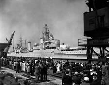 The Cruiser HMS Glasgow which served World War 2 Suez Crisis - 1955 Old Photo picture