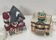 Vintage 1994 Grandeur Noel Snowflake Village Collector's Edition  Toys & Church picture