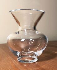 clear small baccarat crystal bud vase vessel squat objet d'vertu d'art france picture
