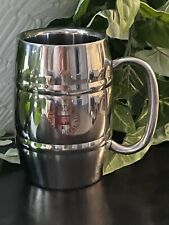 Genuine TOYOTA Motor Oil Stainless Steel Barrel Mug Collectable Petroliana picture