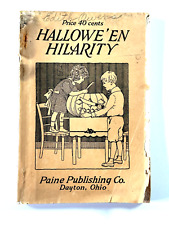 1924 L.M. Paine Halloween Hilarity Party Book by Marie Irish music bogie picture