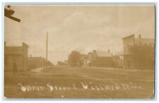 Villard Minnesota MN RPPC Photo Postcard Main Street View c1910's Posted Antique picture