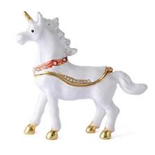  Vintage Style Hand Painted White Horse Shape Jewelry Trinket Box With Horse 5 picture