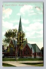 Bristol CT-Connecticut, Baptist Church, Religion Antique Vintage c1909 Postcard picture