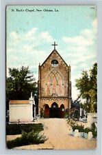 New Orleans LA, St Roch's Chapel, Louisiana c1910 Vintage Postcard picture