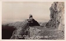 RPPC Charles Bunion Great Smoky Mountains Appalachian Trail Photo Postcard L8 picture