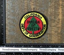 Vintage California Department Of Conservation Division Of Forestry Sew-On Patch picture