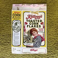 Vintage 1981 KELLOGGS Empty Cereal Box Toasted Corn Flakes 75th Anniversary Flat picture