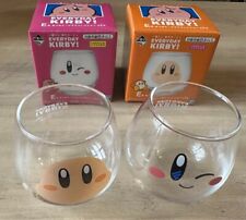 EVERYDAY KIRBY Ichiban Kuji Glass Collection Kirby Waddle Dee Set Of 2 New picture