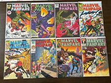 Marvel Fanfare Comic Lot of 8 Marvel Comics - Bags and Boards 1 Ashcan picture