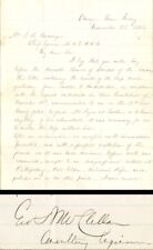 Gen'l George B. Mcclellan signed ALS Report - Autographs of Famous People picture