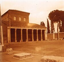 ITALY Rome Basilica San Lorenzo 1952 Photo Stereo Glass Plate Vintage V23L2n1 picture