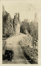 PC CPA US, SD, ON NEEDLES ROAD, STATE HIGHWAY, REAL PHOTO Postcard (b14896) picture
