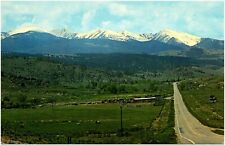 Highway 10 Between Whitehall & Butte Montana Red Mountain MT Chrome Postcard picture