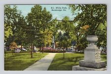 Postcard Willis Park Brainbridge Georgia posted 1943 picture