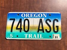 Vintage Oregon Trail License Plate Covered Wagon Wall Garage Art Man Cave picture