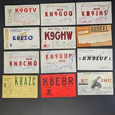 LOT OF 250 VINTAGE CB RADIO QSL CARDS 1950s US, USSR, Japan, Germany + many more picture