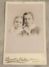 1890's Cabinet Card - Burnett & Slattery San Francisco CA - Two Brothers picture
