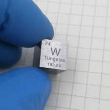 1pcs 99.95% High Purity Tungsten W 10mm Cube Metal Carved Element Periodic Table picture