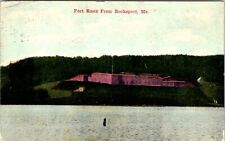 1911, Fort Knox from BUCKSPORT, Maine Postcard picture