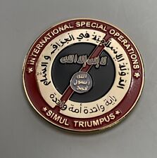 International Special Operations Simul Triumpus NSA CIA GCHQ SIS Challenge Coin picture