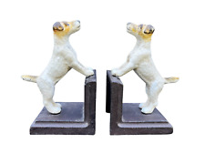 Jack Russell Terrier Dog Cast Iron Bookends picture