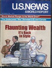 US NEWS & WORLD REPORT Stock-Market Plunge Ronald Reagan Israel 9/21 1981 picture