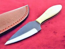CUSTOM HANDMADE HIGH CARBON STEEL FIXED BLADE HUNTING CAMPING SKINNER EDC KNIFE picture