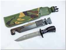 British Army SA80 L85 Bayonet w/ Plastic & DPM Camo Sheath - TOP Repro - New picture