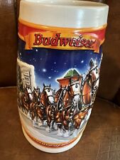 Vintage 1999 BUDWEISER HOLIDAY STEIN...A CENTURY OF TRADITION 1900-1999 picture