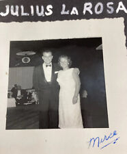 Julius LaRosa Photo 1958 Original Old Romanian Cabaret Silverman NYC Night Club picture