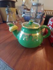 Vintage green teapot picture