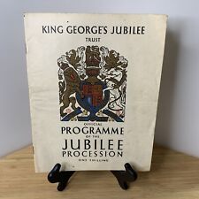 King George's Jubilee Trust 1935 Official Programme of the Jubilee Procession  picture