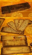 Real Tibet 1800s Old Handwritten Buddhist Scriptures Manuscript Sutra Lection picture