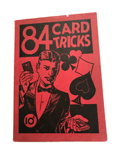 1936 ANTIQUE 84 CARD TRICKS BOOK picture
