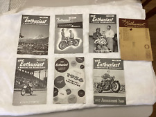 Vintage Years 55-56 Harley Davidson THE ENTHUSIAST Motorcycle Magazines-6 Months picture