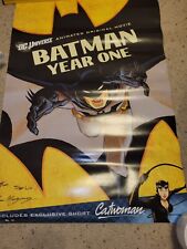 Authenic Batman Animated DC UNIVERSE  Year One Poster 36X24 Signed By Directors  picture
