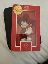 LENOX Christmas Ornament Disney  2014 Merry Little Mouse Mickey 813727 NIB picture